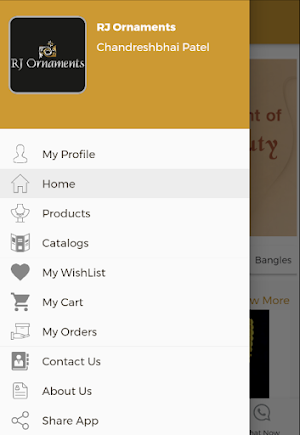 RJ Ornaments - Gold Silver Jewelry Wholesaler App Screenshot 2