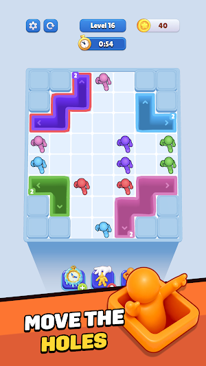 Fall in Hole: Color Puzzle Screenshot 0