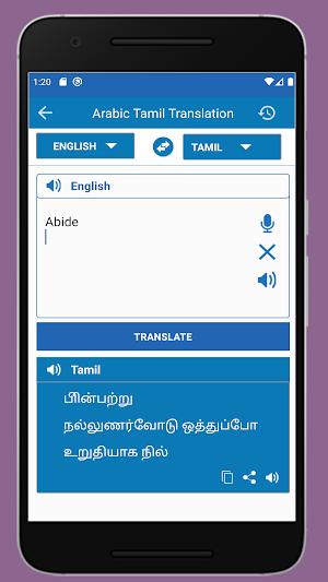 Arabic to Tamil Translation Book Screenshot 3