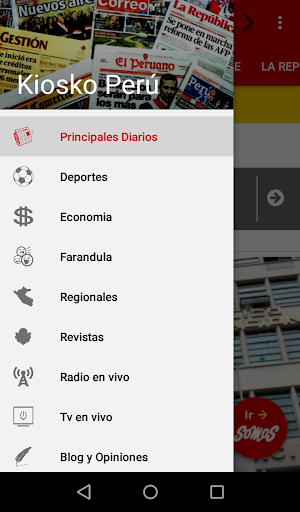 Periódicos Peruanos - Kiosko0 Perú Screenshot 0