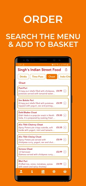 Singh's Indian Street Food Screenshot 1