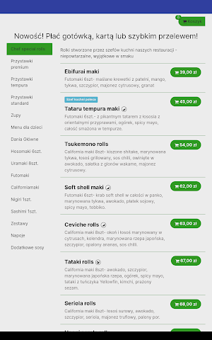 Kusa Sushi Cieszyn Screenshot 2