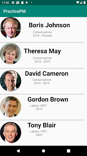 British Prime Ministers Screenshot 1