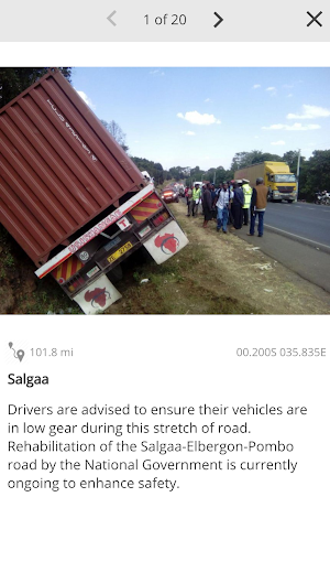 Road Black Spots in Kenya Screenshot 1
