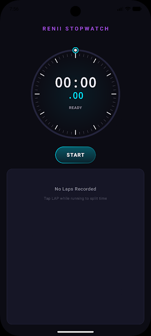 RENII Stopwatch Screenshot 0
