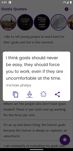 Goals Quotes and Sayings Screenshot 3