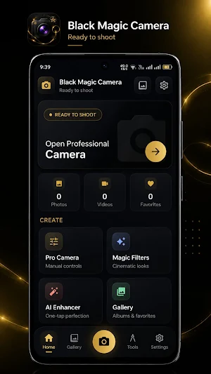 Black magic camera Screenshot 2