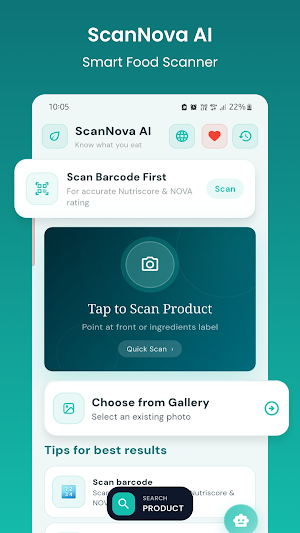 ScanNova: Food & Cosmetic Scan Screenshot 0