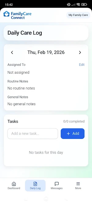 FamilyCare Connect Screenshot 2