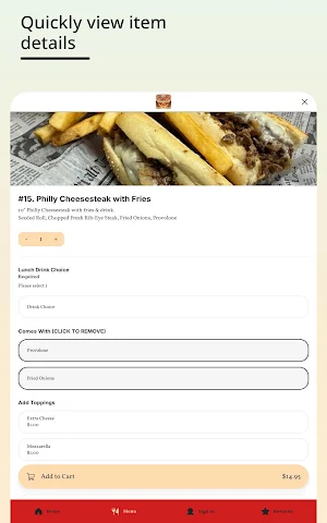 Paesano's Pizza Screenshot 2