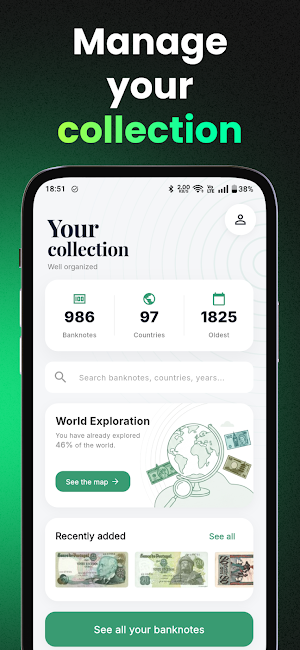 Notus: Banknote Collection Screenshot 1