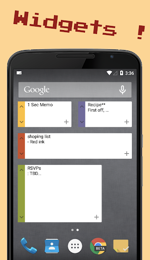 1Sec Note - Floating Cloud Note Screenshot 3