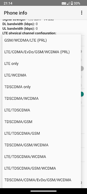 5G 4G Only Network Mode Screenshot 3