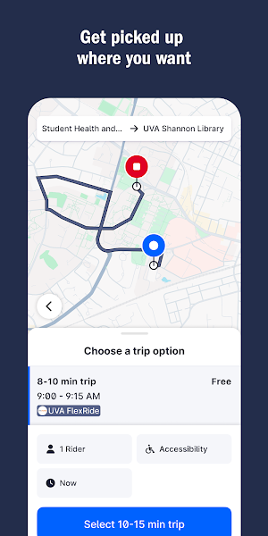 UVA Transit Screenshot 1