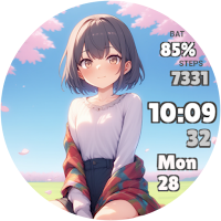 Moe Anime Girls Watch Face