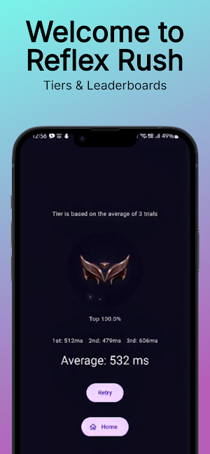 Reflex Rush: Reaction Speed Screenshot 0