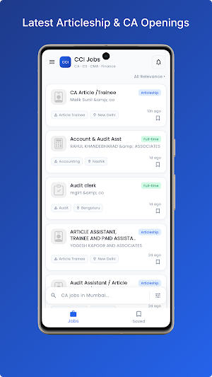 CCI Jobs - Articleship & CA Screenshot 1
