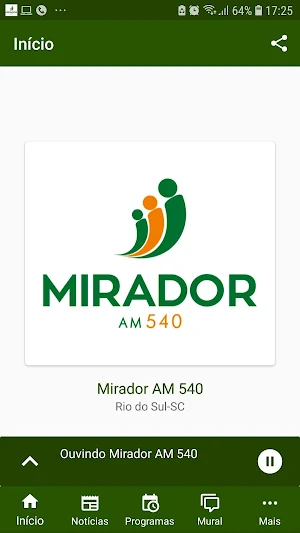 Rádio Mirador AM 540 Screenshot 1
