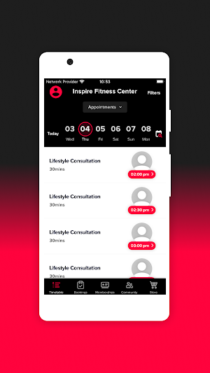 Inspire Fitness Center Screenshot 1