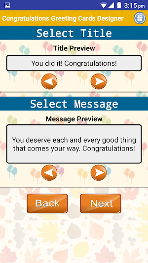 Congratulations Greeting Maker Screenshot 2