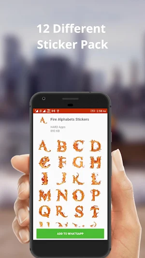 Fancy Alphabet Stickers For WhatsApp WAStickersApp Screenshot 3
