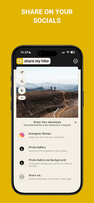 Share My Hike Screenshot 1