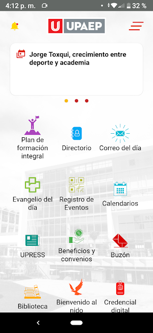 UPAEP Personal Screenshot 1