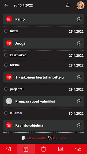 Oheisharjoittelu.fi Screenshot 1