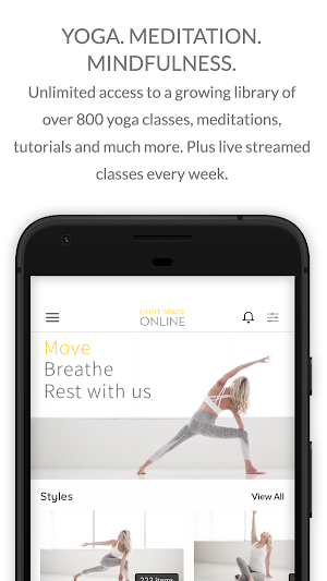 Light Space Yoga Online Screenshot 1