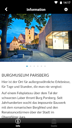 BURGMUSEUM PARSBERG AUDIOGUIDE Screenshot 1