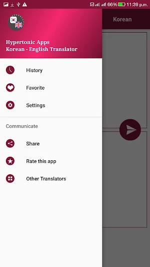 Korean - English Translator Screenshot 2