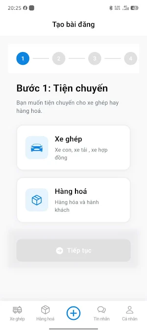 Xe Ghép Tiện Chuyến Screenshot 2