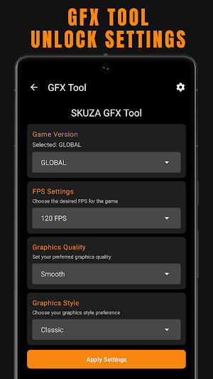 SKUZA Game Booster & GFX Tool Screenshot 1
