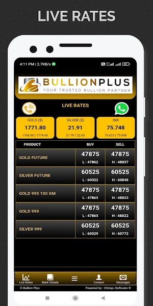 Bullion Plus Screenshot 0