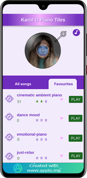 Karol G Piano Tiles Screenshot 3