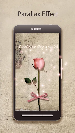Rose And Poetry Live Wallpaper Screenshot 0