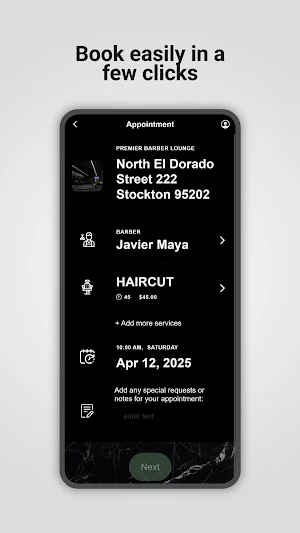 Premier Barber Lounge Screenshot 2