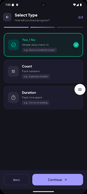 The Commitment App Screenshot 2