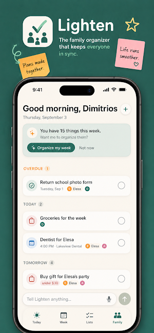 Lighten: Family Hub & Planner Screenshot 0