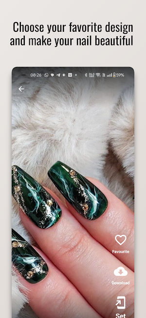 Fluid Marble Nail Art Design Screenshot 2