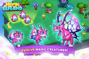 Merge Elfland - Magic merging and matching game Screenshot 1