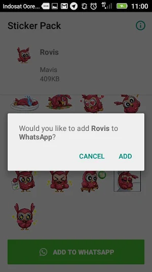 Mavis Sticker Pack (WAStickerApps) Screenshot 2