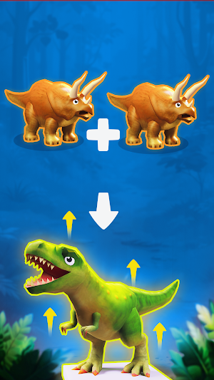 Dino Merge: Siege of the Ages Screenshot 1