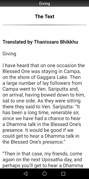 Giving - Buddhism Screenshot 1