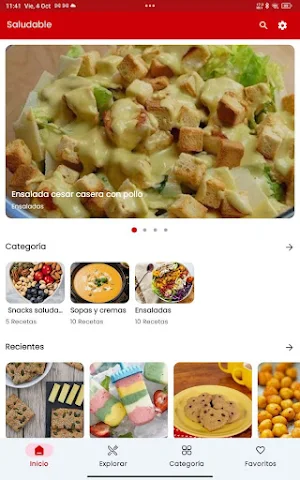 +100 Recetas Saludables Screenshot 1