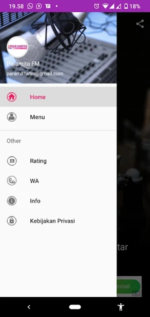 Paramita FM Screenshot 0