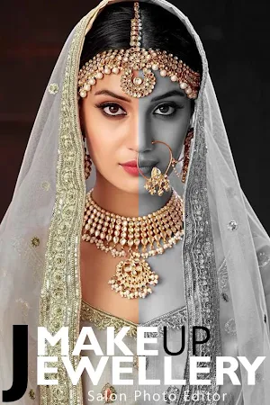 Woman Jewellery Makeup Salon Photo Editor Screenshot 0