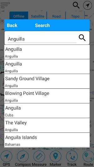 Anguilla Offline GPS Nautical Charts Screenshot 1
