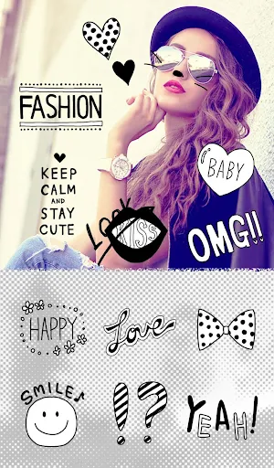 Stamp: Black & White Stylish Screenshot 0