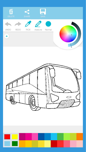 City Bus Coloring Book Screenshot 0